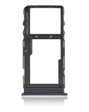 Bandeja para tarjeta SIM doble para TCL 10L (T770H / T770B) (Blanco Artico)