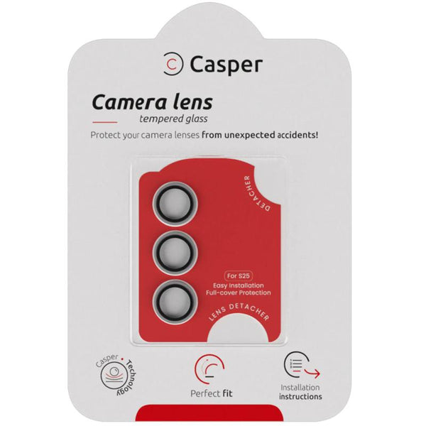 Compra el protector de lente de cámara Casper para Samsung Galaxy S25 en Guatemala y mantén tu equipo protegido.