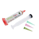 Jeringa de flux de soldadura Amtech RMA-223-LF Tacky Paste No-Clean de 10cc, para reparación de electrónica.