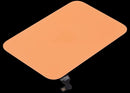 Tapa trasera Cosmic Orange usada para iPhone 17 Pro con MagSafe y NFC, ideal para reparación de pantalla rota.