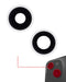 Lente de camara trasera con soporte y bisel para iPhone 13 / 13 Mini (Starlight)
