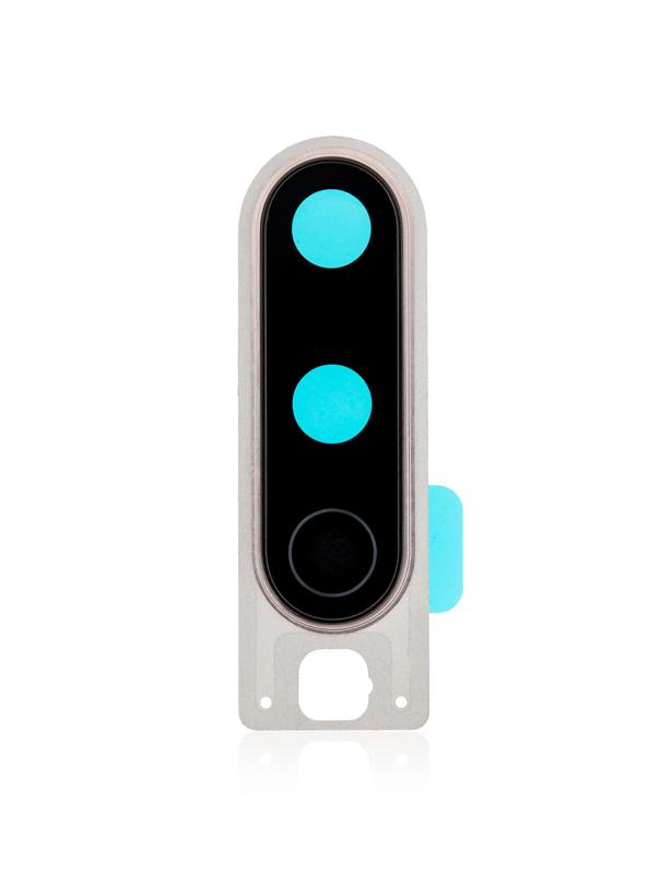Lente de Camara Trasera con Soporte para OnePlus 8 (Plata Polar)