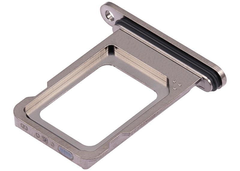 Bandeja para Tarjetas SIM doble para iPhone 15 Pro / 15 Pro Max (Titanio Natural)