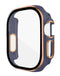 Protege tu iWatch 49mm con este bumper de PC brillante en color azul y oro rosa en Guatemala.