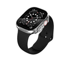 Funda bumper de PC rígido transparente para Apple Watch Ultra de 49mm, con vidrio templado integrado.
