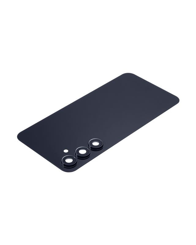 La tapa trasera con lente de cámara Samsung Galaxy A55 5G (A556 / 2024) (sin logo) en color azul marino usada está disponible para reparaciones en Guatemala.