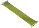 Correa Braided Solo Loop Apple Watch 44-49mm talla 5 mediana, color Chartreuse. Tejido elástico trenzado para un ajuste cómodo.
