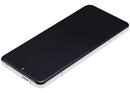 Pantalla OLED plateada con marco para Xiaomi 14 Pro, pieza de repuesto refurbished, ideal para reparación de display.