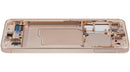 Pantalla OLED con marco para Samsung Galaxy S25 5G, color Pink Gold, para reparación de display SM-S931B.