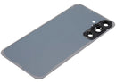 Tapa trasera azul marino para Samsung Galaxy S25 FE con lente de cámara, repuesto de vidrio trasero.