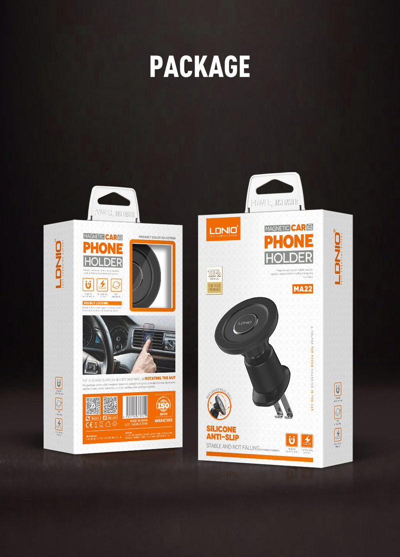 Encuentra el mejor soporte magnético inalámbrico para carro en Guatemala en SlowBack, distribuidor mayorista de la marca LDNIO.