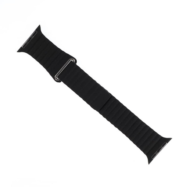 Correa de cuero con cierre magnético para iWatch disponible en Guatemala, ideal para quienes buscan calidad y estilo para su dispositivo.
