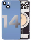 Tapa trasera con placa de acero con carga inalámbrica y MagSafe para iPhone 14 en Guatemala.