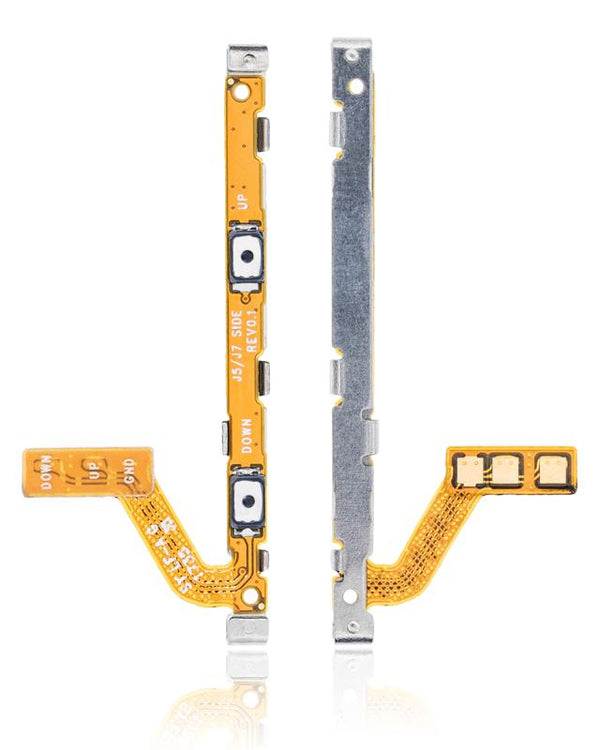 Reparación de cable flex para botón de volumen Samsung Galaxy J7 Pro en Guatemala.