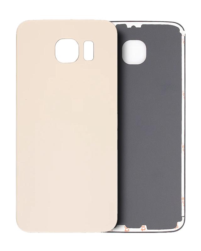 Encuentra la tapa trasera original en Gold Platinum para reparar tu Samsung Galaxy S6 en Guatemala con garantía.