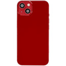 Tapa trasera con puerto de carga con cable flex y piezas pequenas iPhone 13 (US Version) (Red)