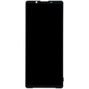 Pantalla original Sony Xperia 5 V (XQ-DE54) negra, repuesto para reparación de display LCD y screen rota.
