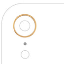 Aro de cámara trasera amarillo para iPhone XR, compatible con modelos A1984, A2105, A2106, A2107, A2108.