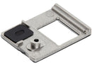 Repuesto blanco de flash light y power flex bracket con micrófono para iPhone 16e, pieza de reparación.