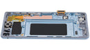 Pantalla OLED azul Prisma para Samsung Galaxy S10, con marco, ideal para reparación o reemplazo.