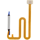 Lector de huellas digital gris con cable flex para Samsung Galaxy A06 5G (A066), pieza de repuesto.