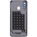 Tapa trasera azul para Samsung Galaxy A40 (A405) con lente de cámara, repuesto original.