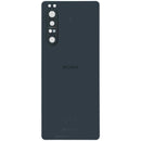 Tapa trasera original Sony Xperia 1 II negra, repuesto para reparación, incluye vidrio y back cover.