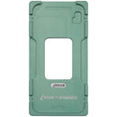Molde metálico de precisión para posicionar y reparar vidrio de pantalla iPhone 17 Pro Max.