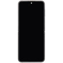 Pantalla OLED interna con marco para Samsung Galaxy Z Flip 6 5G Silver Shadow, repuesto para reparación.