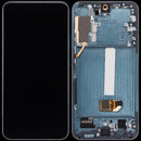 Pantalla OLED verde para Samsung Galaxy S22 Plus 5G, display de repuesto con marco para reparación.