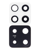 Lente de camara trasera (solo vidrio) con adhesivo para Samsung Galaxy A42 5G (Prism Dot White)