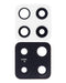 Lente de camara trasera (solo vidrio) con adhesivo para Samsung Galaxy A42 5G (Prism Dot White)