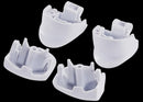 Botones gatillo blancos R1 L1 R2 L2 con resortes para reparación de control PlayStation 5 BDM-020.