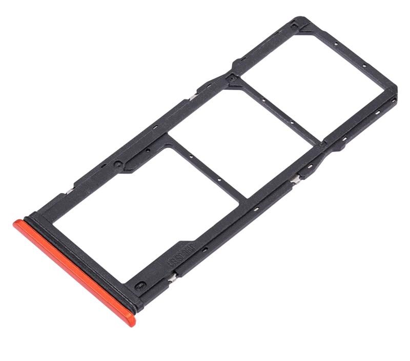 Bandeja para Tarjeta SIM Doble para Xiaomi Redmi 9T / Note 9 4G / Poco M3 (Naranja)