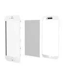 Compra en Guatemala el pack de 2 cristales con marco y OCA preinstalado para iPhone 8 Plus en color blanco premium.
