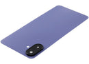 Tapa trasera violeta claro sin logo con lente de cámara para Samsung Galaxy A07 4G (A075), repuesto Aftermarket Plus.