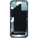 Tapa trasera teal usada para iPhone 16 Plus (A3082) con chasis, repuesto Apple.