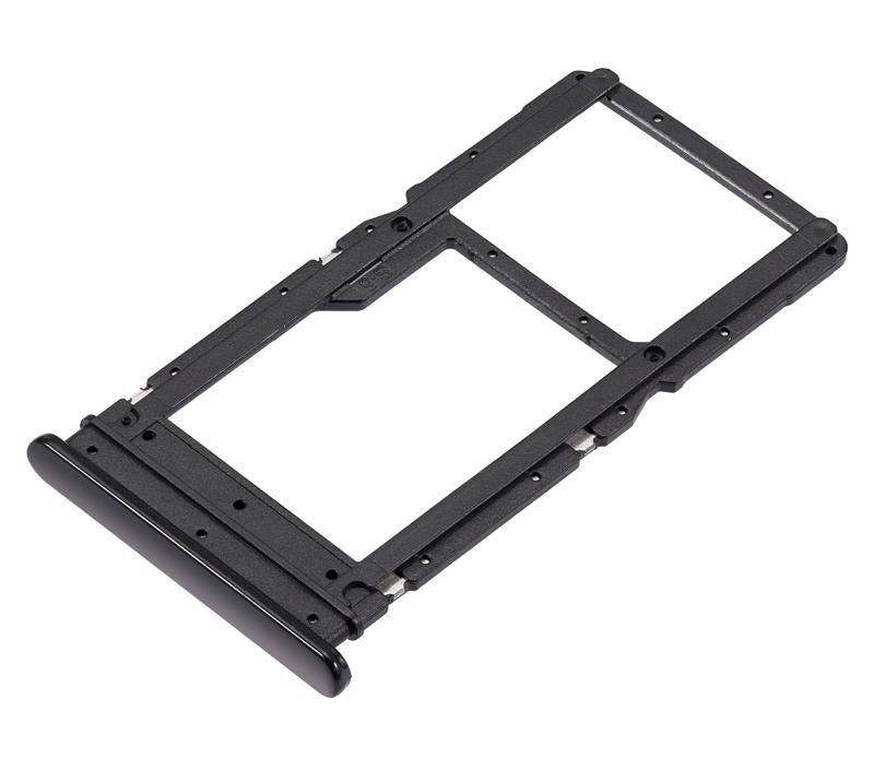 Bandeja para tarjeta SIM para Motorola Moto G Power (XT2041 / 2020) (Negro Humo)