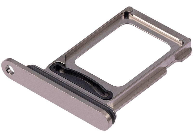 Bandeja para Tarjetas SIM doble para iPhone 15 Pro / 15 Pro Max (Titanio Natural)