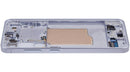 Pantalla LCD de repuesto Samsung Galaxy S25 5G Icy Blue con marco, para reparación de display roto.
