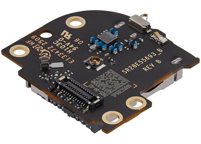 Reparación de placa PCB con lector de tarjeta SIM para Motorola Moto Edge 5G en Guatemala.