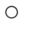 Anillo bisel negro para la cámara trasera de iPhone 16e o 17e, repuesto esencial para lente.