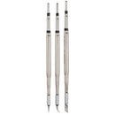 Set de 3 puntas de cautín Relife RL-C210 (I, S, K) para soldadura electrónica.