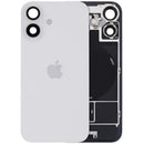 Tapa trasera blanca original para iPhone 16 con MagSafe, NFC y flex de flash. Repuesto A3080/A4080.