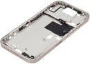 Mid-frame housing de iPhone 16 Pro (EU/Global) en titanio natural con botones de encendido y volumen.