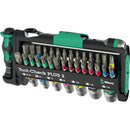 Juego de 39 piezas Wera Tool-Check PLUS 2, con ratchet, puntas y vasos de 1/4 pulgada.