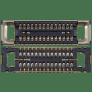 Repuesto de altavoz auricular conector FPC antena superior compatible con iPhone 15 Pro/15 Pro Max (28 Pin) disponible en Guatemala para reparaciones de iPhone.