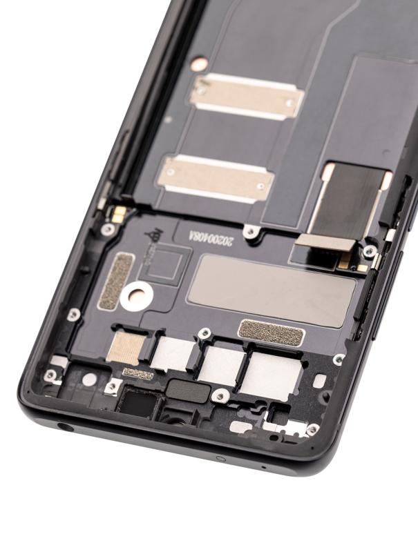 Pantalla LCD con marco para TCL 10 Pro (Reacondicionada) (Gris)
