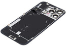 Compra una tapa trasera usada OEM para iPhone 16 Pro Max en Guatemala con placa de acero, carga inalámbrica NFC, MagSafe y flex de linterna.