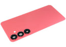 Tapa trasera original Samsung Galaxy S25 Plus 5G Service Pack, color Coral Red, para reparación de vidrio.